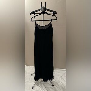 Nanette Lepore Black Dress with Mesh Detail